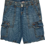 True Religion Denim Shorts - 28W US 4 Blue Denim