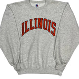 Made In USA Russell Athletic College Sweatshirt - XL Grey Cotton