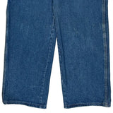 Red Kap Double Knee Carpenter Pants - 32W 37L Blue Cotton