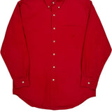 Chaps Ralph Lauren Shirt - Medium Red Cotton