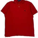 Polo By Ralph Lauren Slim Fit Polo Shirt - XL Red Cotton