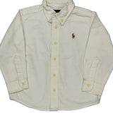 Age 3 Ralph Lauren Shirt - 3XS White Cotton