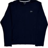 Lacoste Long Sleeve T-Shirt - XL Navy Cotton