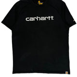 Carhartt Spellout T-Shirt - Large Black Cotton