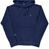 Performance Polo By Ralph Lauren Hoodie - Small Navy Cotton