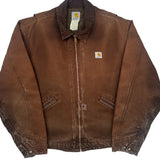 J200 Carhartt DKB Jacket - XL Brown Cotton