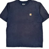 Carhartt T-Shirt - XL Navy Cotton