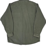 Tall Carhartt Flannel Shirt - XL Green Cotton