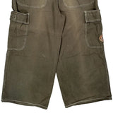 Hip Hop Breakdown Cargo Shorts - 34W 26L Brown Cotton