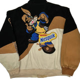 Chocolate Nesquik Jh Designs Graphic Varsity Jacket - 2XL Multicoloured Cotton Blend
