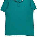 Tommy Hilfiger Polo Shirt - Medium Green Cotton