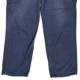 Carhartt Cargo Trousers - 38W 34L Blue Cotton Blend