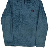 Patagonia Fleece 1/4 Zip - XL Blue Polyester