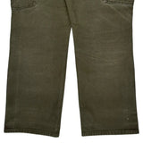 Carhartt Double Knee Carpenter Pants - 32W 30L Gray Cotton