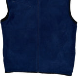 Adidas Fleece Vest - Large Blue Polyester