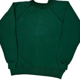 Made In USA Hanes Atlantic City Sweatshirt - Medium Green Cotton Blend