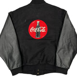 Enjoy Coca-Cola Graphic Varsity Jacket - XL Black Wool Blend