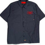 Dickies Short Sleeve Shirt - XL Black Polyester Blend