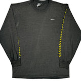 Nike Long Sleeve T-Shirt - Large Grey Cotton