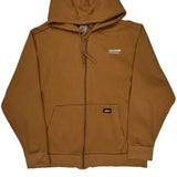 Dickies Hoodie - Large Brown Cotton Blend