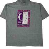 Relay For Life Relay Single Stitch T-Shirt - Medium Grey Cotton