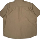 Carhartt Short Sleeve Shirt - 2XL Beige Cotton