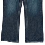 True Religion Contrast Stitch Jeans - 34W 30L Dark Wash Cotton