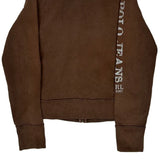 Polo By Ralph Lauren Graphic Hoodie - Large Brown Cotton