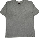 Nike T-Shirt - Large Gray Cotton