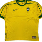 Brazil National Team Nike Football Shirt - XL Yellow Polyester