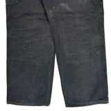 Carhartt Double Knee Carpenter Pants - 35W 30L Gray Cotton