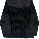Reebok Fleece Jacket - Large Black Polyester