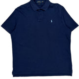 Polo By Ralph Lauren Polo Shirt - XL Blue Cotton