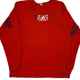 Adidas Long Sleeve T-Shirt - Large Red Cotton