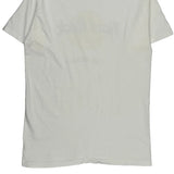 Single Stitch Hard Rock Cafe Graphic T-Shirt - Small White Cotton