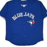 Blue Jays Majestic Mlb Jersey - 2XL Blue Polyester