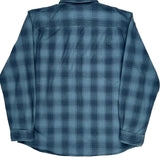 Carhartt Checked Flannel Shirt - XL Blue Cotton