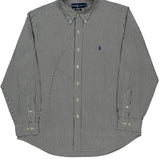 Ralph Lauren Striped Shirt - XL Black & White Cotton
