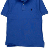 Age 10-12 Polo By Ralph Lauren Polo Shirt - Medium Blue Cotton