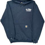 Carhartt Graphic Hoodie - Medium Navy Cotton