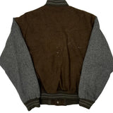 Unbranded Varsity Jacket - Medium Brown Wool
