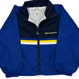 Age 5 Reebok Striped Windbreaker - XS White Polyester
