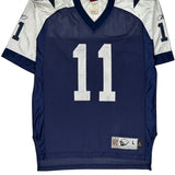 Dallas Cowboys Reebok #11 Williams Football Jersey - Large Blue Nylon