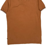 Nautica Polo Shirt - XL Brown Cotton