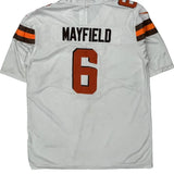 Cleveland Browns Nike Football Football Jersey - Medium White Polyester