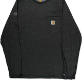 S&R Borchardt Builders, Llc Carhartt Long Sleeve T-Shirt - Medium Gray Cotton