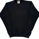 Blank Brittania Sweatshirt - Medium Black Cotton