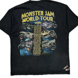 World Tour 2019 Monster Jam Graphic T-Shirt - XL Black Cotton