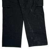 Wrangler Cargo Pants - 38W 31L Black Cotton Blend