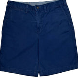 Polo By Ralph Lauren Chino Shorts - 36W 10L Blue Cotton